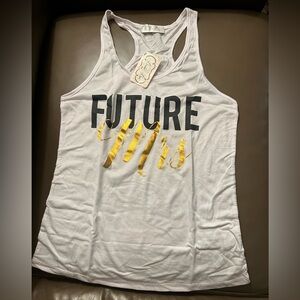 Icing White and Gold 'Future Mrs' Tank Top